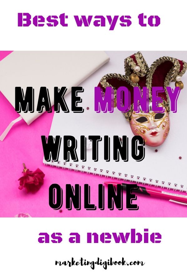 Best ways to make money writing online as a newbie - #makemoneywriting #makemoneyonline #writeonline